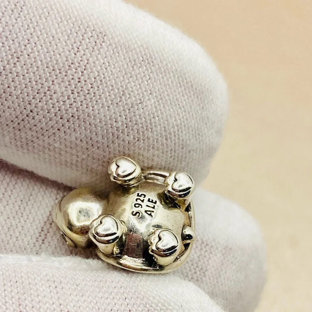 EUC Pandora 797878CZ Sterling Silver Bright Eyed Turtle Animal Charm w/ Clear CZ - Picture 6 of 7